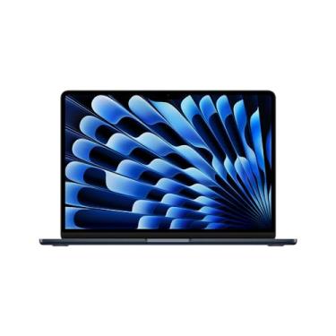 Imagem de Apple 2024 MacBook Air (de 13 polegadas, Chip M3 da Apple com CPU de oito núcleos e GPU de dez núcleos, 8GB Memória unificada, de 512 GB) - Meia-noite