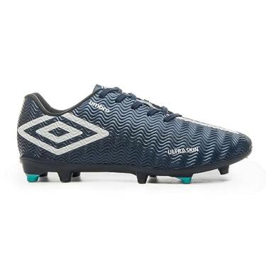 Imagem de Chuteira Campo Umbro Ultraskin,Marinho/Branco/Preto,43