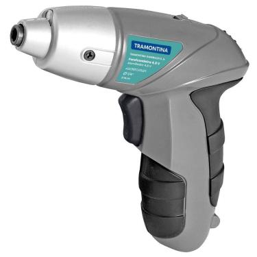 Imagem de Parafusadeira 1-4 Polegada 21 Peças Tramontina Para Uso Doméstico A Bateria Ni-cd 4,8 V