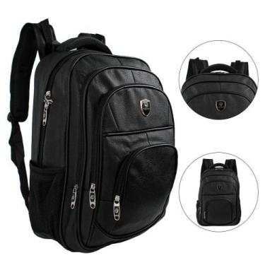 Imagem de Mochila Grande p/ Notebook Bolsa Multifuncional Resistente