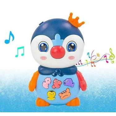 Imagem de Brinquedo Educativo para Bebe Pinguim Musical com Teclado - OP