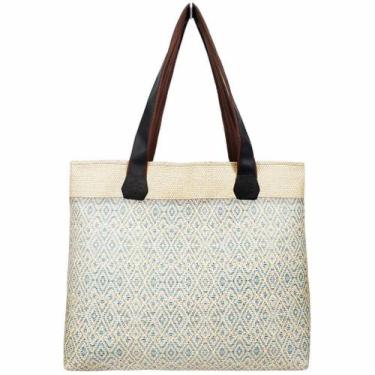 Imagem de Bolsa Feminina Dia Dia Casual Azul-Marfim Magicc Bolsas