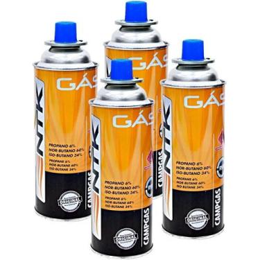 Imagem de Refil Gás CampGas Nautika Caixa Com 4pçs - NTK Cartucho 