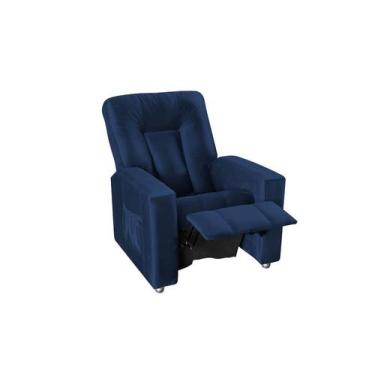 Imagem de Poltrona do Papai Reclinável Pallas MX5 Azul Matrix