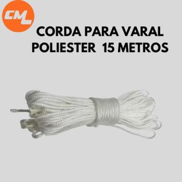 Imagem de Corda Para Varal 15 Metros  100% Poliester CrossMatic