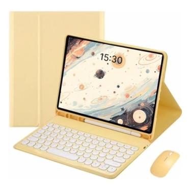 Imagem de Capa Para Tablet, Capa + Mouse e Teclado Magnético Bluetooth Destacável Para IPad 6/5/air1/air2.