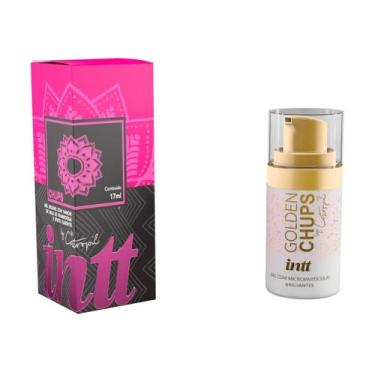 Imagem de Gel Beijável Golden Chups com Sabor Framboesa e Efeito Quente by Castr