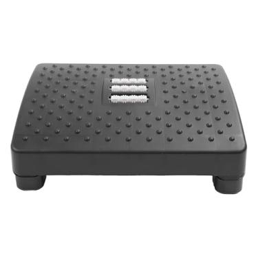 Imagem de Apoio para Os Pés Sob a Mesa, Banco Ergonômico para Pés de 15,55 X 11,02 pol. Com Rolos de Massagem Descanso para Pernas de Mesa para Trabalho Em Escritório Em Casa, Banheiro,