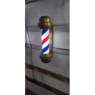 Imagem de Barber Pole 65cm Dourado Bivolt Megan