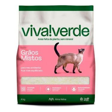 Imagem de Areia viva verde graos mistos 4kg - PETFIVE