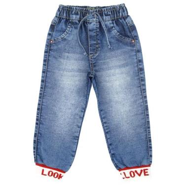 Imagem de Calça Infantil Look Jeans Jogger Jeans, 03