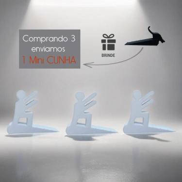 Imagem de Aparador Porta - HOMEM EMPURRANDO - Criativo Decoração Cunha - Mad Mak