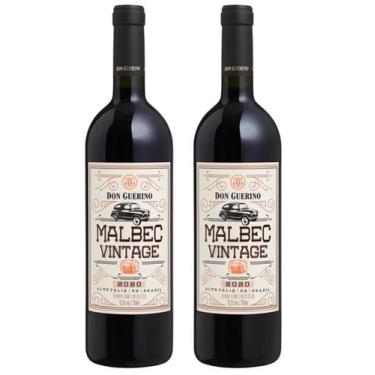 Imagem de Kit 2 Un Vinho Don Guerino Vintage Malbec 750 ml