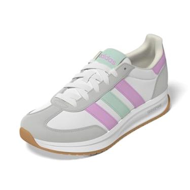 Imagem de adidas Tênis esportivo unissex infantil Run 70s 2.0, Branco/Bliss Lilac/Halo Mint, 6.5 Big Kid