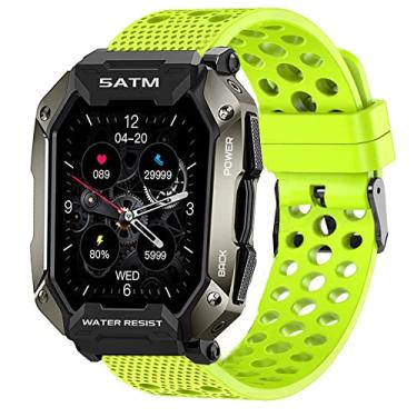 Imagem de Compatível com pulseiras AMAZTIM C20, pulseira esportiva de substituição de silicone Lamshaw com fivela de metal compatível com Kospet Tank M1 ProAMAZTIM C20 1.71 relógio inteligente esportivo militar