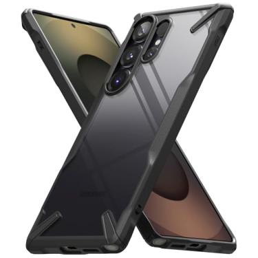 Imagem de Ringke Capa Fusion-X para Samsung Galaxy S25 Ultra [recortes precisos para lentes de câmera] Capa protetora reforçada à prova de choque reforçada - preta