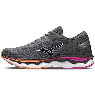 Imagem de Tênis Mizuno Wave Sky 6-Feminino Cor:Cinza;Tamanho:36;Gênero:Feminino