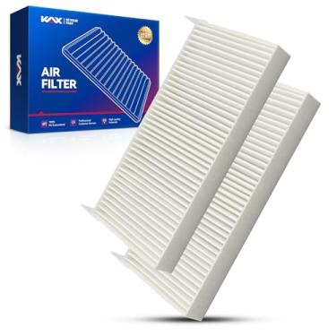 Imagem de KAX Filtro de ar de cabine, CF11172 substituição para 2004-2009 Quest 3,5L filtro de ar fresco para compartimento automotivo de passageiros - 2 peças
