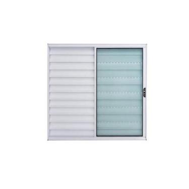 Imagem de Veneziana 3 folhas 1,00 x 1,50 alumínio branco - Alfa Esquadrias, Únic