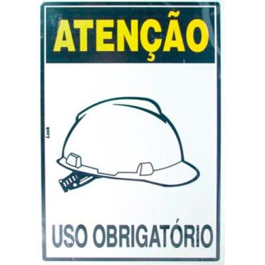 Imagem de Look Placa Sinalizacao 20X30 Epi Capacete