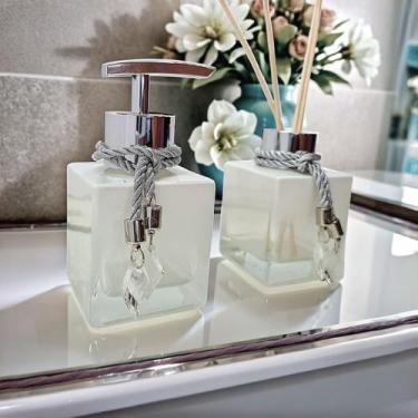 Imagem de Kit Lavabo Banheiro Completo Casa Decoração Escritório Presente - Mult