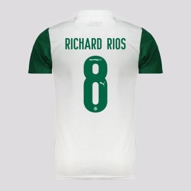Imagem de Camisa Puma Palmeiras II 2025 8 Richard Rios, P