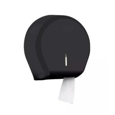 Imagem de Dispenser Suporte Porta Papel Higiênico Rolao 300/500m Preto