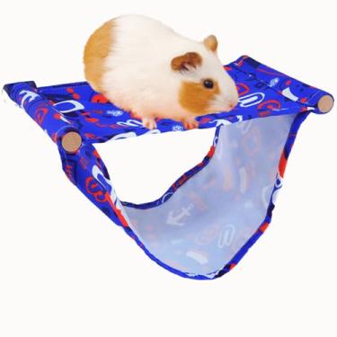 Imagem de Porquinho-da-índia Cama Hamster Cama de Verão Casa Esconderijo de Rato Cabana Caverna Cabana de Pássaro Pendurado Pequenas Gaiola de Ninho de Animal de Estimação Brinquedo para Chinchila Ouriço Furão