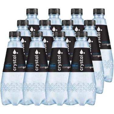 Imagem de Água Mineral Natural Crystal Vip Fardo C/ Gás 12 Unidades 350ml