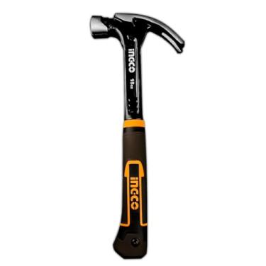 Imagem de Martelo Unha Ingco Magnético Com Imã em Aço Forjado 32mm Cabo Emborrachado para Pregos Construção Reparos - Original