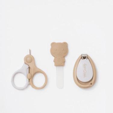 Imagem de Kit De Cuidados E Higiene Do Bebê 3 Peças Nude Petit Piá