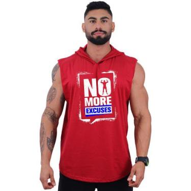 Imagem de Regata Longline com Touca Masculina MXD Conceito No More Excuses, P, M