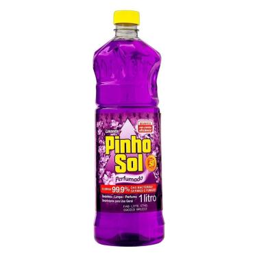 Imagem de Desinfetante Pinho Sol Lavanda 1L - Embalagem com 12 Unidades