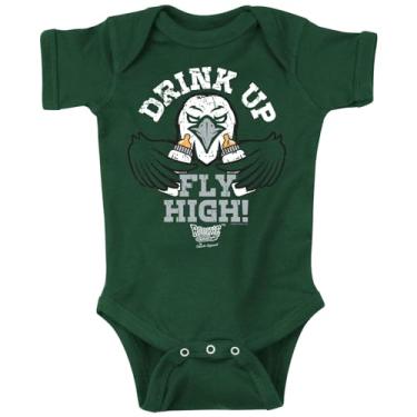 Imagem de Roupas de bebê para fãs de futebol Phil (NB-7T) (Body verde floresta, recém-nascido)