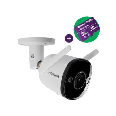 Imagem de Kit Câmera de Video Wi-Fi Full HD Intelbras IM5+ Full Color com Cartão