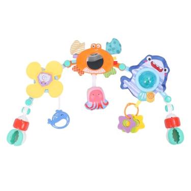 Imagem de Brinquedos Ajustáveis ​​do Berço do Arco, Berço Infantil do bebê da Criança Pendurado Carrinho de Assento de Carro 2 Uso, Design Educacional do Chocalho, Brinquedos do
