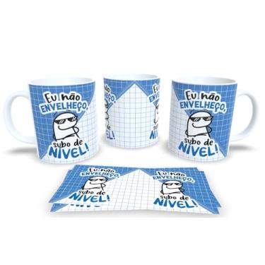 Imagem de Caneca Pai Herói – Com Frases Engraçadas e Carinhoso | Presente Criativo P62 (Eu não envelheço subo de nivel)