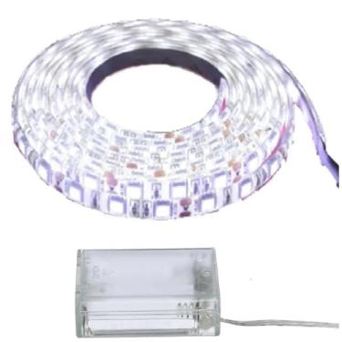 Imagem de 10 Fita Super Led 2m Metros Sem Fio com 120 Leds (Branco)