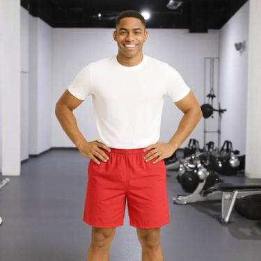 Imagem de 1 Short Bermuda Tactel Academia Praia Treino Corrida Masculina TRAININ