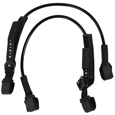 Imagem de QANYEGN Surf Leash String, TPU ajustável Windsurf Harness Lines, Windsurf Leash Equipamento para Windsurf Equipamento (Preto)