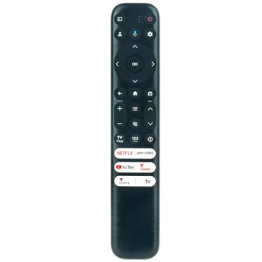 Imagem de RC813 FMB1 Controle remoto de substituição de voz compatível com TCL QM8 Series Mini-LED QLED 4K UHD Smart Google TV 75QM850G 65QM850G 98QM850G 85QM850