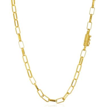 Imagem de Corrente Masculina De Moeda Antiga Banhada A Ouro 18k - Tijolinho 6mm