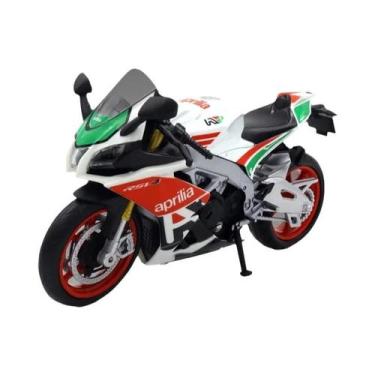 Imagem de Modelo De Carro De Brinquedo Em Liga Metálica Aprilia RSV4RR1000 Escal
