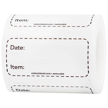 Imagem de Etiqueta de rotulagem doméstica dissolúvel 1 x 2, total de 200 por rolo