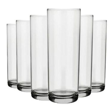 Imagem de Jogo 6 Copos Tubo Cylinder 320 ml Nadir Figueiredo