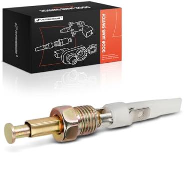 Imagem de A-Premium Substituição do interruptor de batente de porta para Chevrolet Malibu 1974-1983 Monte Carlo C10 K10 Cadillac DeVille Jeep Grand Wagoneer, com sistema antifurto, dianteiro ou traseiro