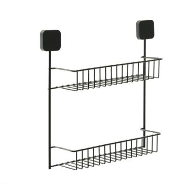 Imagem de Suporte Duplo Pastilha – Suporte Adesivo de Parede Multiuso para Banheiro, Cozinha e Lavanderia