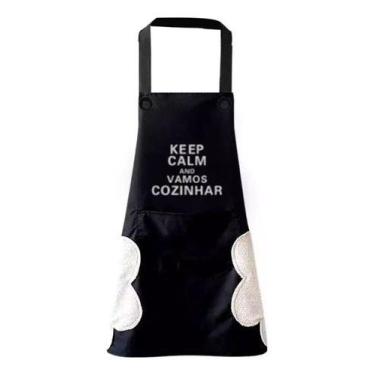 Imagem de Avental C/bolso Reforçado Seca Mãos Ideal P/ Churrascos - D'PRESENTES,