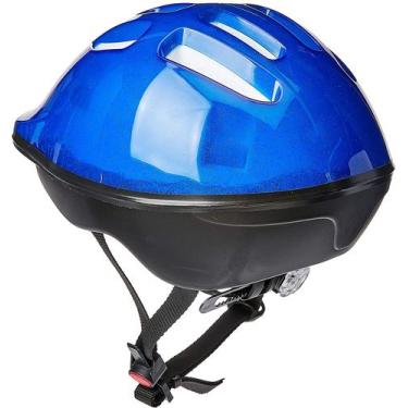 Imagem de Capacete Infantil P/bike Skate Nathor Com Regulagem, Azul