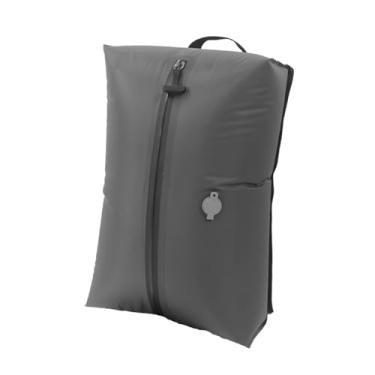 Imagem de IEUDNS Saco de compressão para embalagem a vácuo, reutilizável, enrolável, organizador de roupas de viagem, economiza espaço para colchão, roupa, colcha, Sem Janela